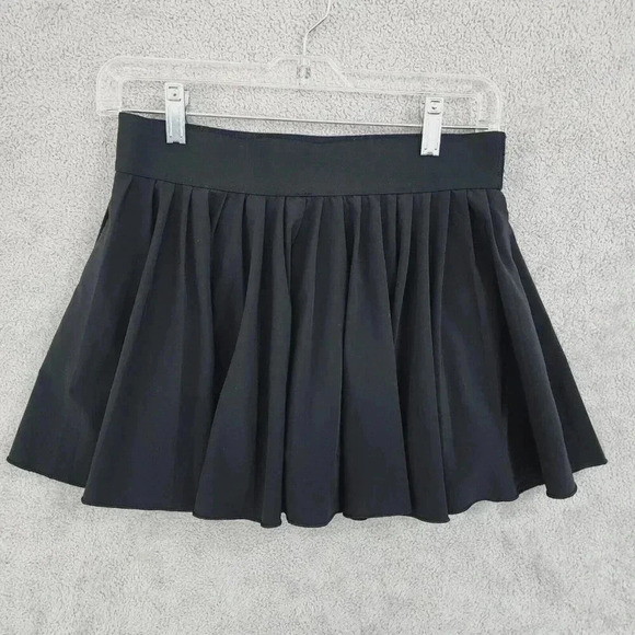 COPY - Tnaction Womens Medium Black Pleated Skorts 10CT - Picture 2 of 7